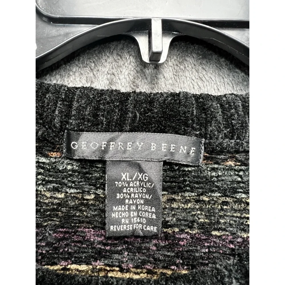 Geoffrey Beene Men's XL Vintage Textured Knit Sweater Made In Korea